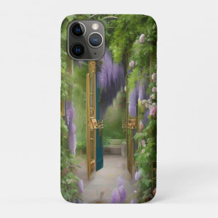 Funda Para iPhone 11 Pro Puerta del jardín y glicinia