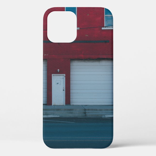 FUNDA DE Case-Mate PARA iPhone PUERTAS DE GARAJE BLANCO CERRADAS DURANTE EL DÍA (Reverso )