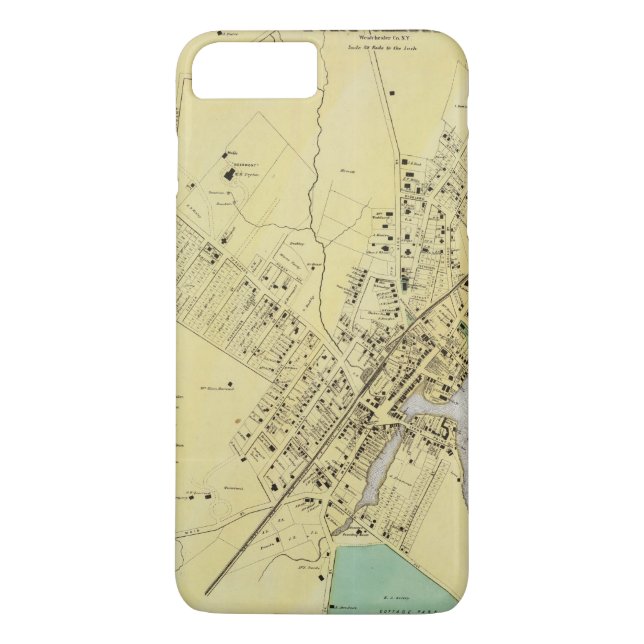 Funda De Case-Mate Para iPhone Puerto Chester, NY (Reverso)