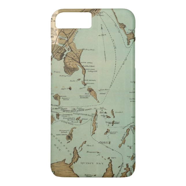 Funda De Case-Mate Para iPhone Puerto de Boston (Reverso)