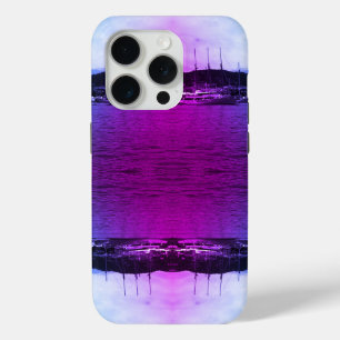 Funda Para iPhone 15 Pro Puerto del Principado de Mónaco Vintage