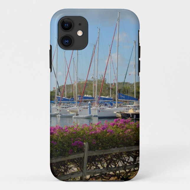 Funda De Case-Mate Para iPhone Puerto para yates de Virgin Gorda (Reverso)
