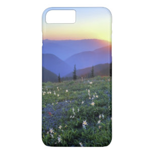 Funda Para iPhone 8 Plus/7 Plus Puesta de sol en Obstruciton Point, PN Olímpico, W