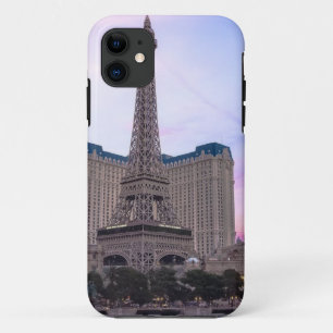 Funda Para iPhone 11 Puesta de sol París Las Vegas Tour Eiffel Falso