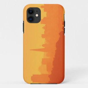 Funda Para iPhone 11 Puesta del sol brillante de San Francisco