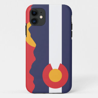 Funda Para iPhone 11 Puesta del sol de la montaña de Colorado y caja de