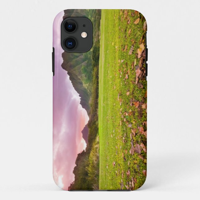 Funda De Case-Mate Para iPhone Puesta del sol jurásica (Reverso)