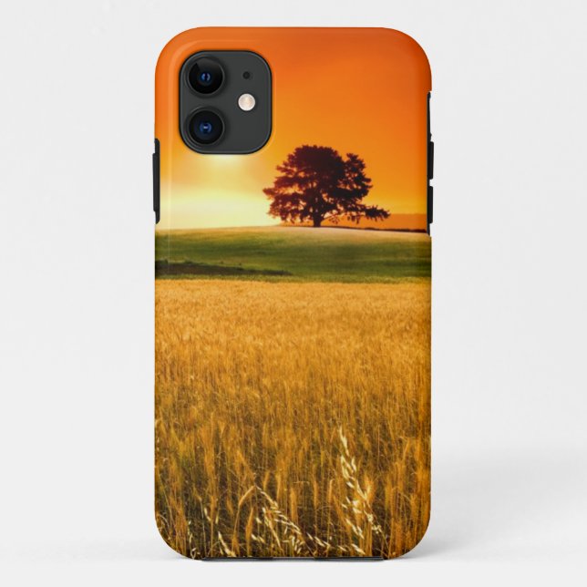 Funda De Case-Mate Para iPhone Puesta del sol roja sangre (Reverso)