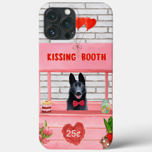 Funda Para iPhone 13 Pro Max Puesto de besos del perro pastor alemán día de San