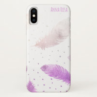 *~* Puestos de polka de plumas de lavanda de paño 