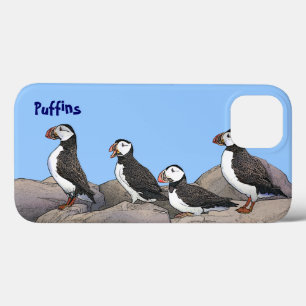 Funda Para iPhone 13 Puffins atlánticos