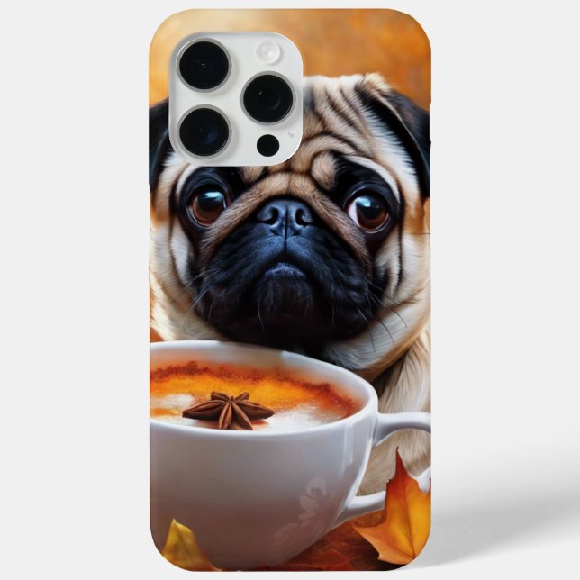 Funda De Case-Mate Para iPhone Pug (Reverso )