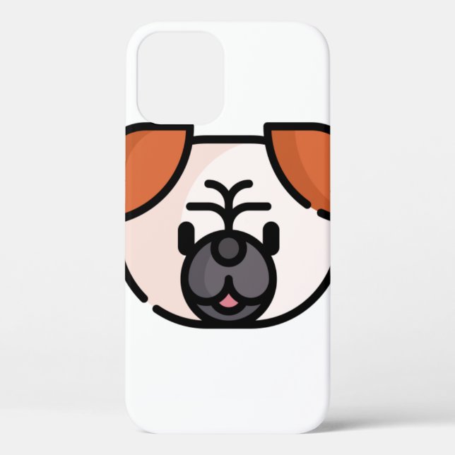 Funda De Case-Mate Para iPhone Pug (Reverso )