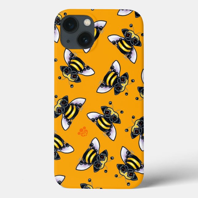 Funda De Case-Mate Para iPhone Pug-a-Bee (Reverso)