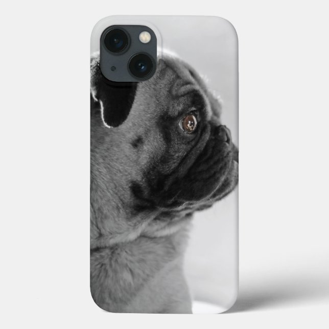 Funda De Case-Mate Para iPhone Pug en perfil (Reverso)