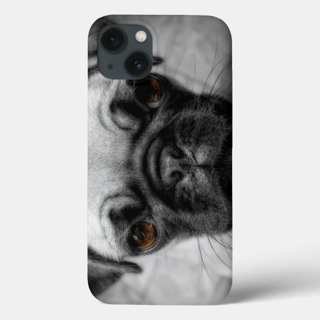 Funda De Case-Mate Para iPhone Pug Pup (Reverso)