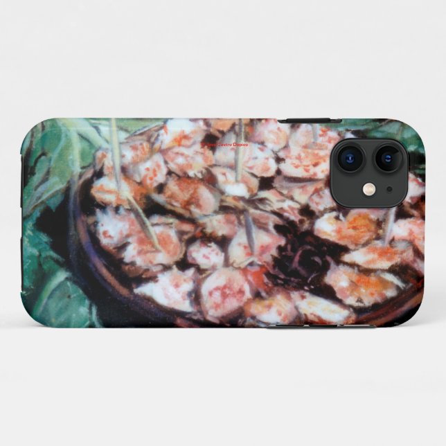 Funda De Case-Mate Para iPhone Pulpo a la gallega (Reverso (horizontal))