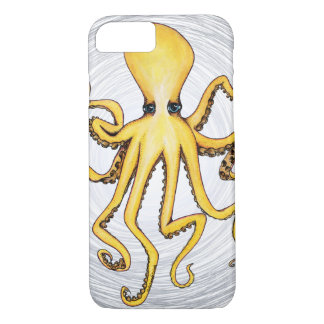 Funda Para iPhone 8/7 Pulpo amarillo