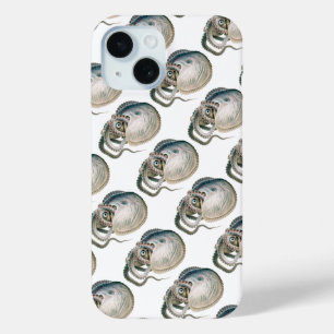Funda Para iPhone 15 Pulpo Argonauta, Animales de la Vida Marina Antigu