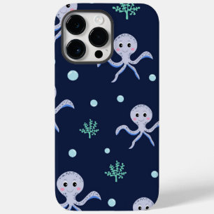 Funda Para iPhone 14 Pro Max De Case-Mate Pulpo bajo el mar patrón infantil
