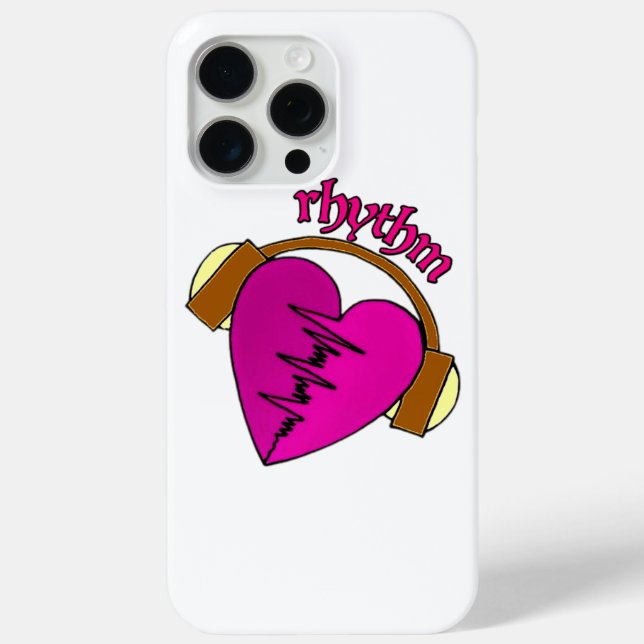 Funda De Case-Mate Para iPhone pulso de música (Reverso )