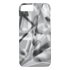 Funda Para iPhone 8/7 Punta de trozos cuadrados de algún acrílico, blanc