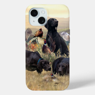 Funda Para iPhone 15 Punteros alemanes de pelo corto