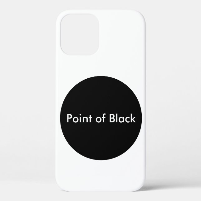 Funda De Case-Mate Para iPhone Punto de negro (Reverso )