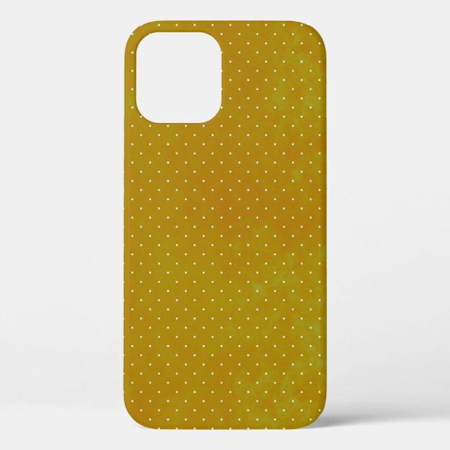 Funda De Case-Mate Para iPhone Punto de polka de Grunge: fondo de acuarela (Reverso )