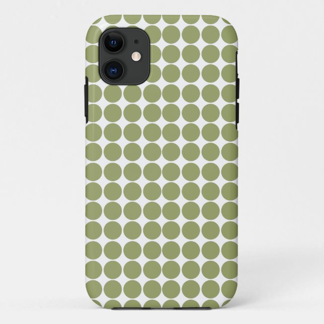 Funda De Case-Mate Para iPhone Punto de Safari Verde (Reverso)