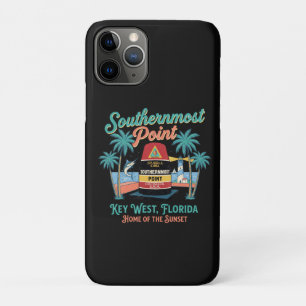 Funda Para iPhone 11 Pro Punto más meridional Key West Ambiente Retro Tropi