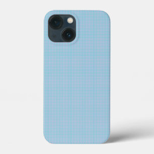 Funda Para iPhone 13 Mini Punto rosa y azul editable apenas hay estuche de t