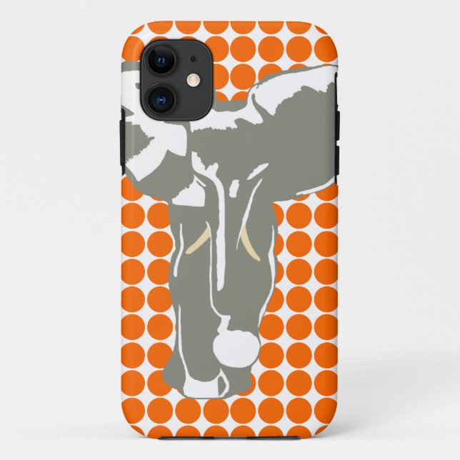 Funda De Case-Mate Para iPhone Punto Safari Tangerine (Reverso)