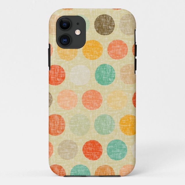 Funda De Case-Mate Para iPhone punto vintage (Reverso)