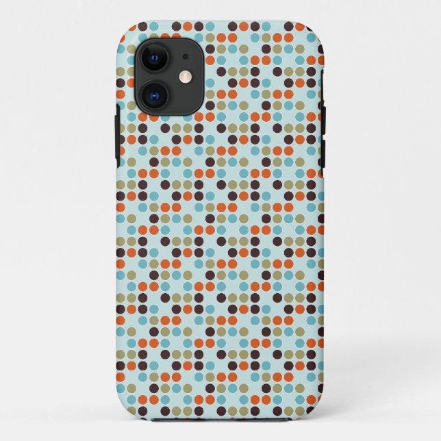 Funda De Case-Mate Para iPhone Puntos azules (Reverso)