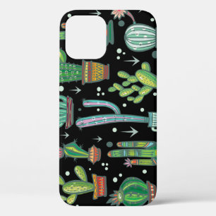 Funda Para iPhone 12 Puntos coloridos dibujados a mano: cosecha abstrac