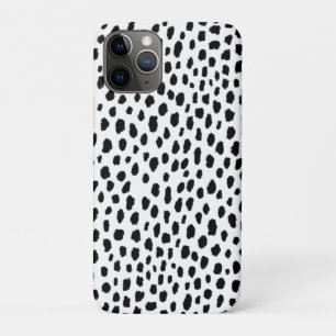 Funda Para iPhone 11 Pro Puntos dálmatos (blanco/negro)