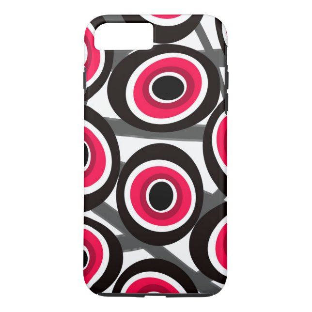 Funda De Case-Mate Para iPhone Puntos de la moda (Reverso)