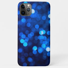 Funda Para iPhone 11 Pro Max Puntos de luz azul abstractos