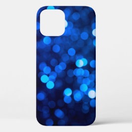 Funda Para iPhone 12 Puntos de luz azules abstractos