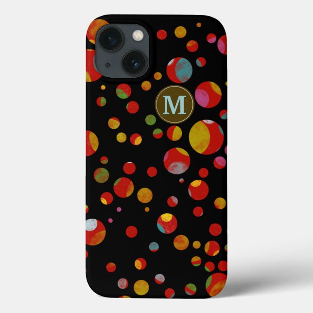 Funda De Case-Mate Para iPhone Puntos de Polka (Reverso)