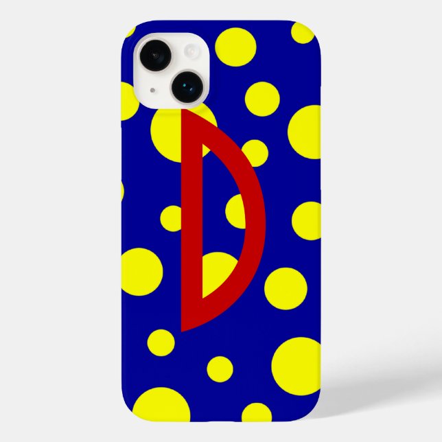 Funda De Case-Mate Para iPhone Puntos de Polka (Reverso )
