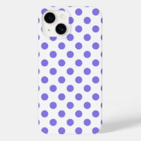 Puntos de polka periwinkle