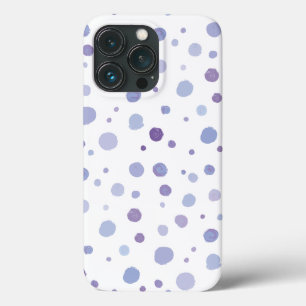 Funda Para iPhone 13 Pro puntos de polka pintados a mano