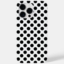 Funda Para iPhone 14 Pro Max De Case-Mate Puntos del Polka Negro