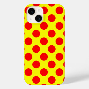 Funda Para iPhone 14 De Case-Mate Puntos del Polka Rojo
