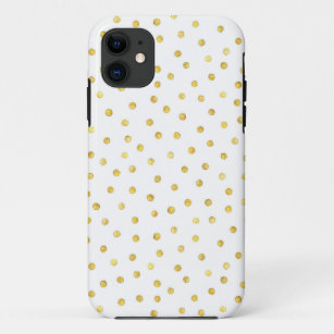 Funda Para iPhone 11 Puntos elegantes del confeti del Relieve