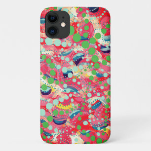 Funda Para iPhone 11 Puntos felices y formas lúdicas Arte original