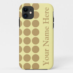 Funda Para iPhone 11 Puntos neutrales de la crema de barbecho con el no