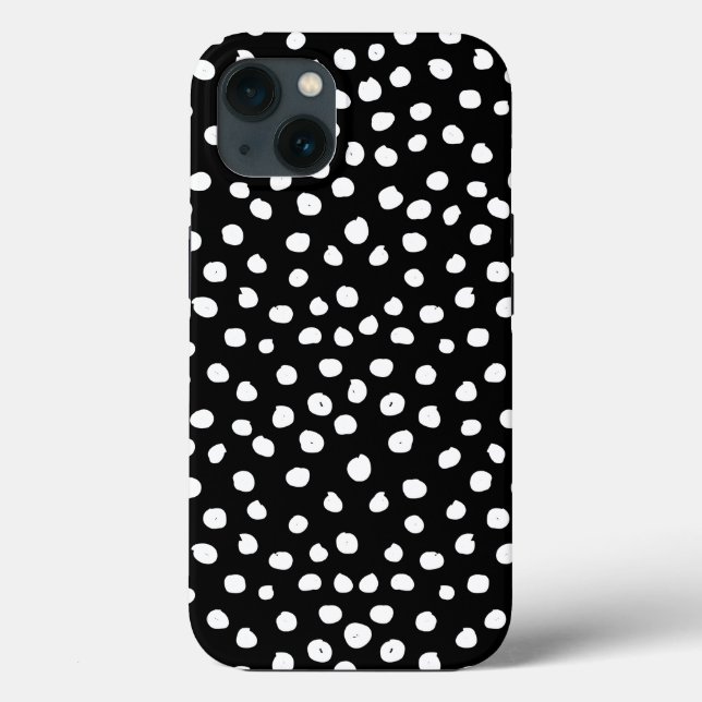 Funda De Case-Mate Para iPhone Puntos precoces puntos modernos de impresión de an (Reverso )